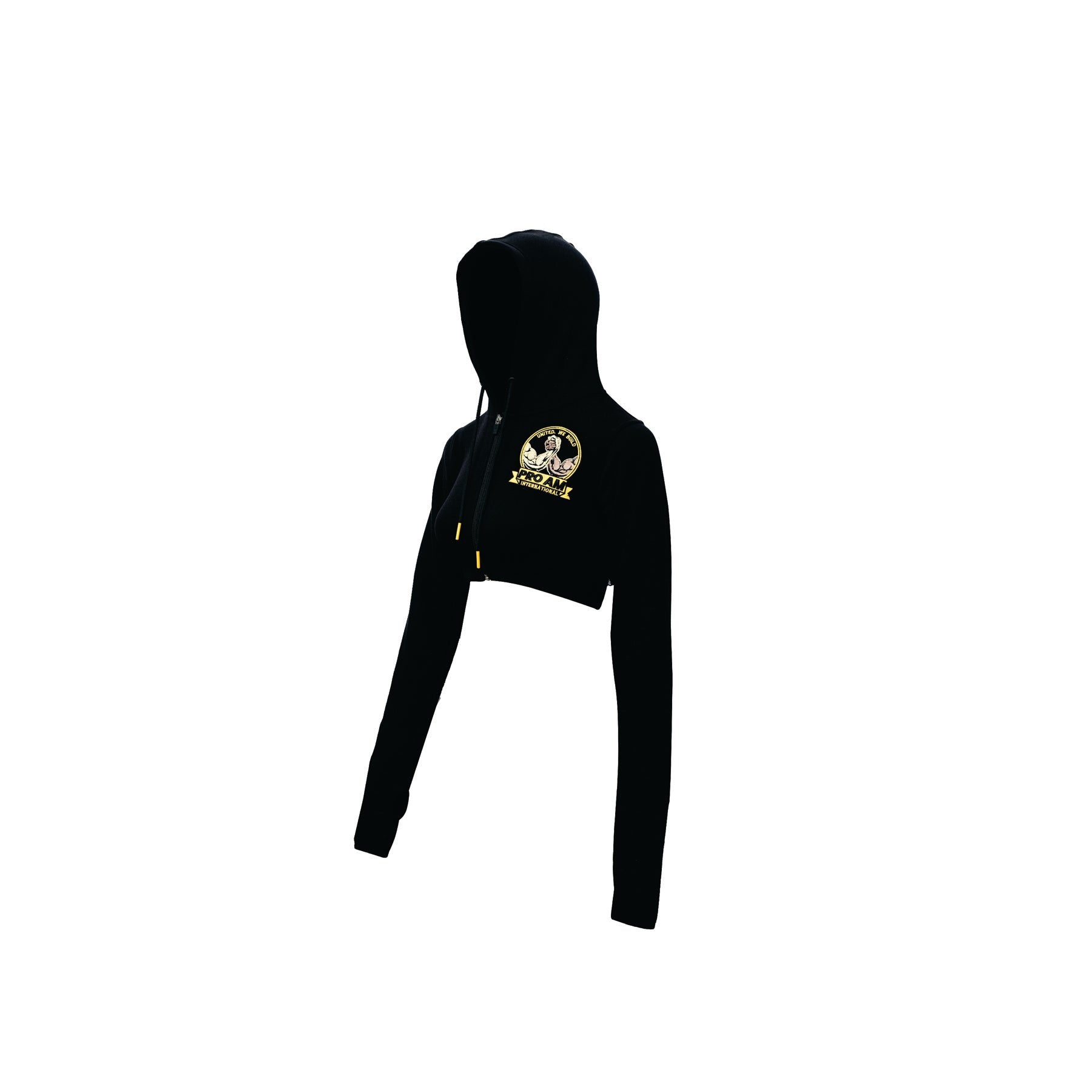 FULL SLEEVE WOMEN'S CROP TOP (ZIP UP)