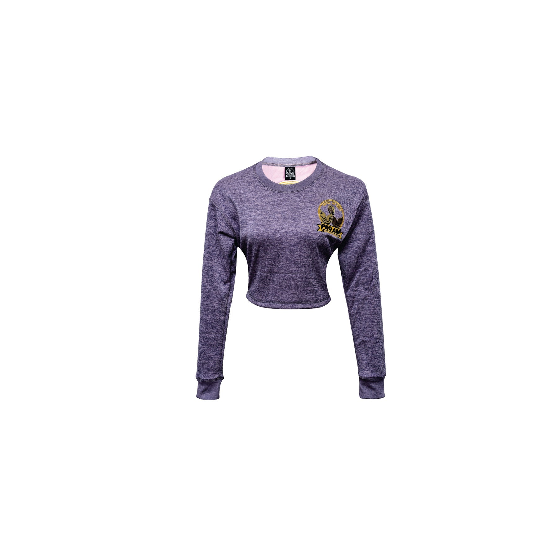 WOMENS LONG SLEEVE CROP T-SHIRT