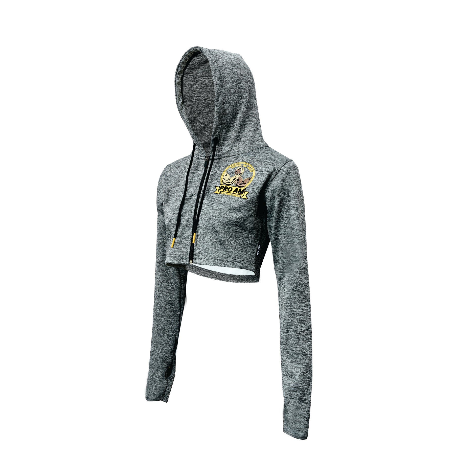 FULL SLEEVE WOMEN'S CROP TOP (ZIP UP)