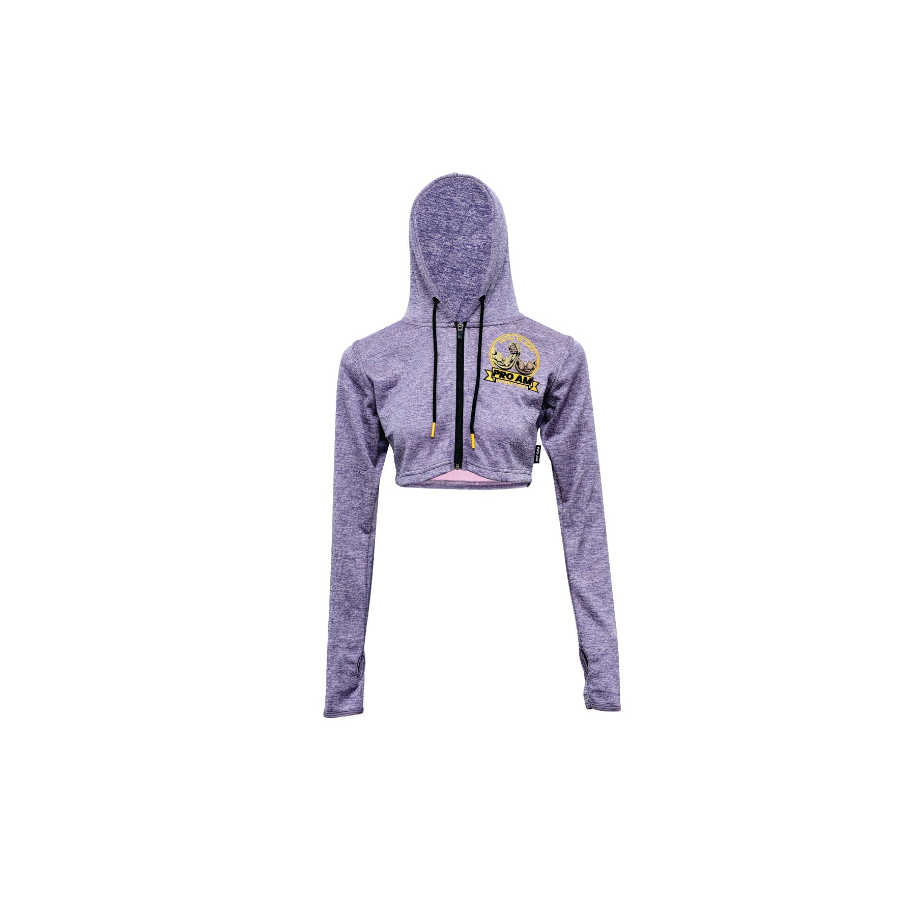 FULL SLEEVE WOMEN'S CROP TOP (ZIP UP)