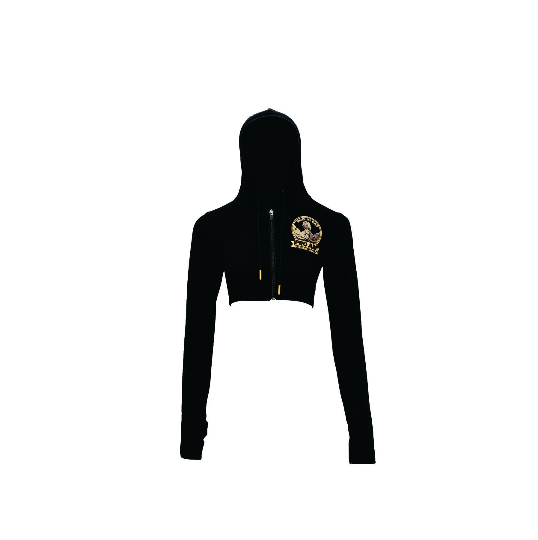 FULL SLEEVE WOMEN'S CROP TOP (ZIP UP)