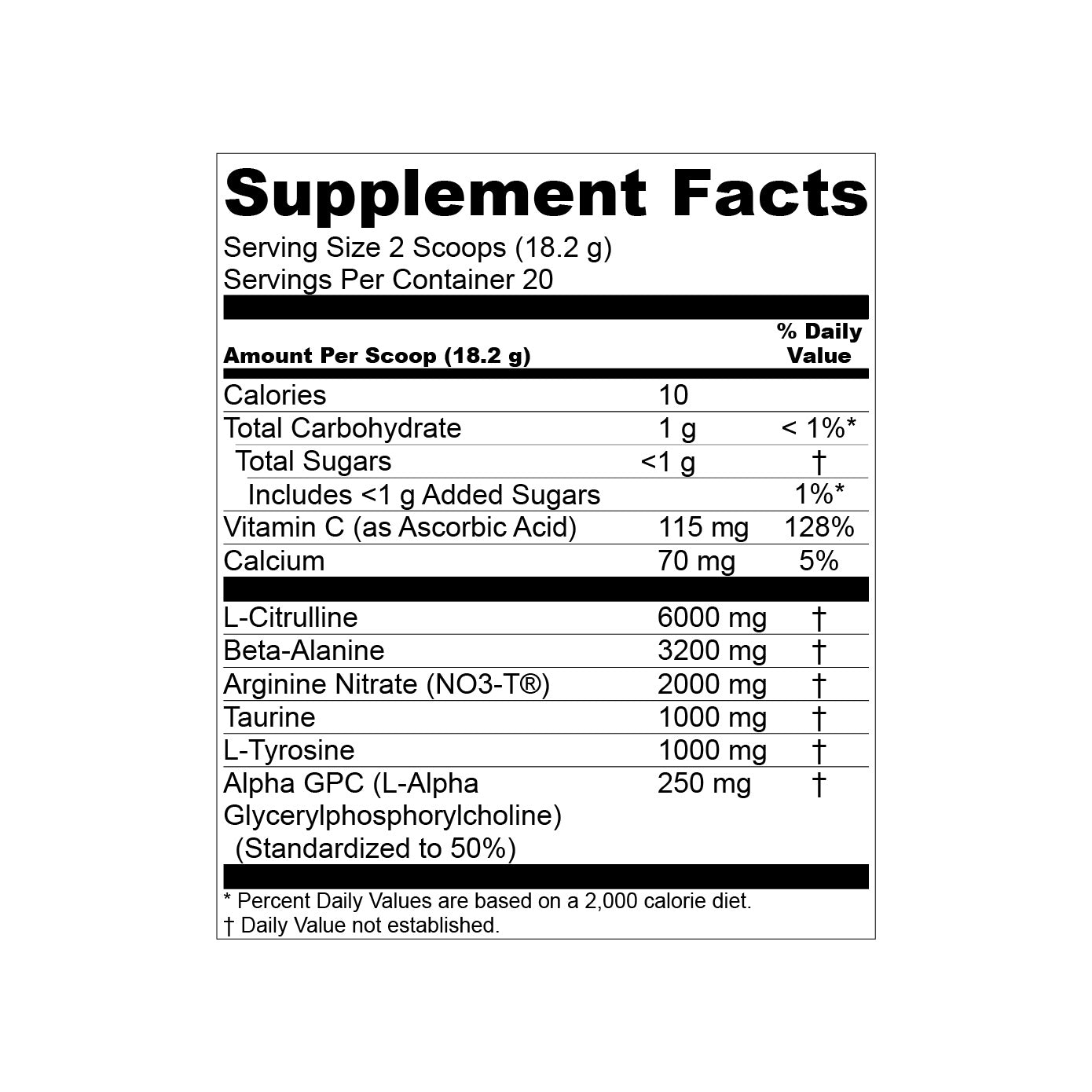 ProAm Pump – Non-Stimulant Pre-Workout Formula